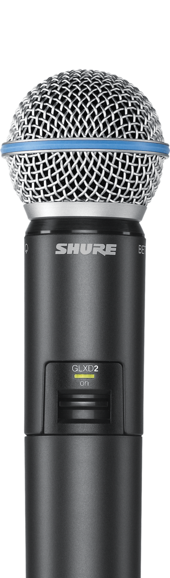 Shure GLXD2 Digital Wireless Handheld Microphone Transmitter for GLXD Wireless Systems