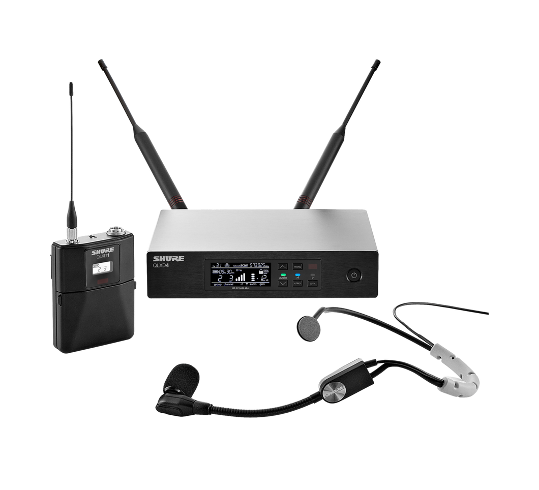 Shure QLXD14/SM35 Headworn Wireless System with SM35 Headset Microphone