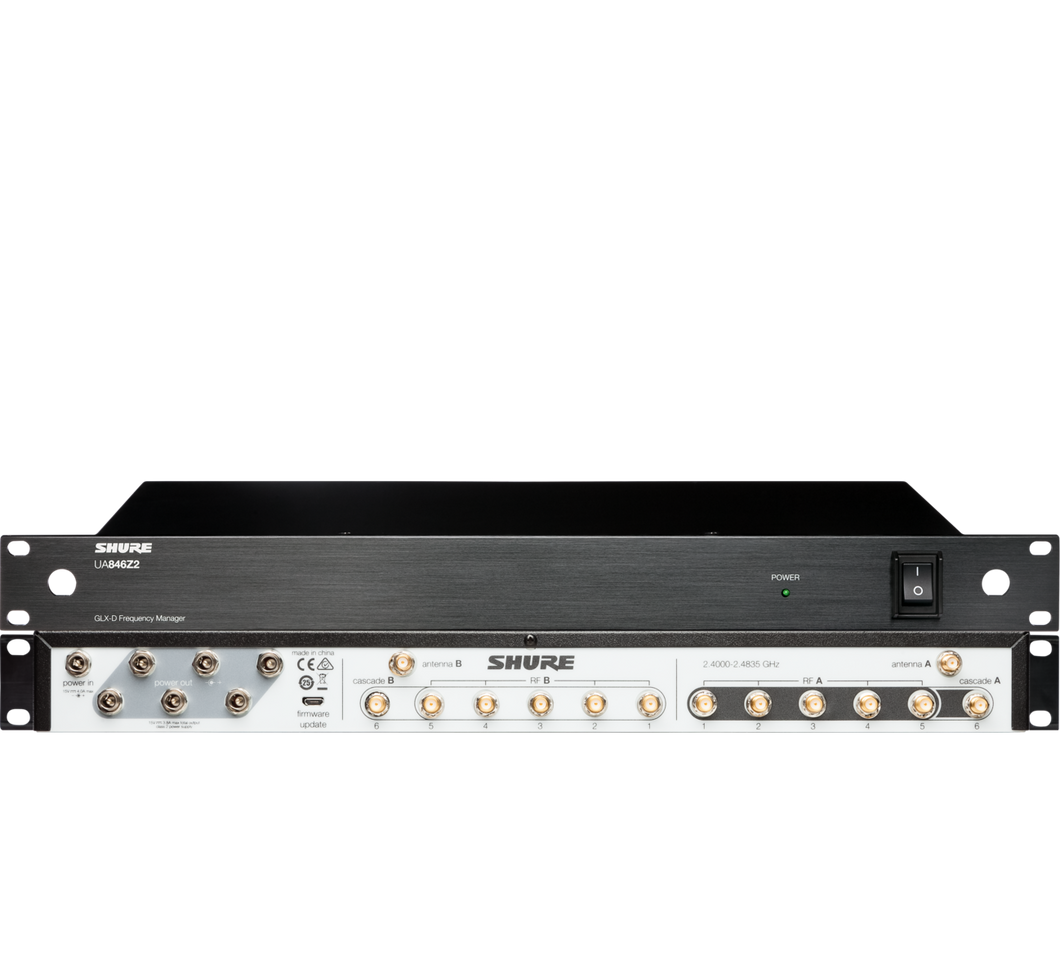 Shure UA846Z2 GLX-D Frequency Manager