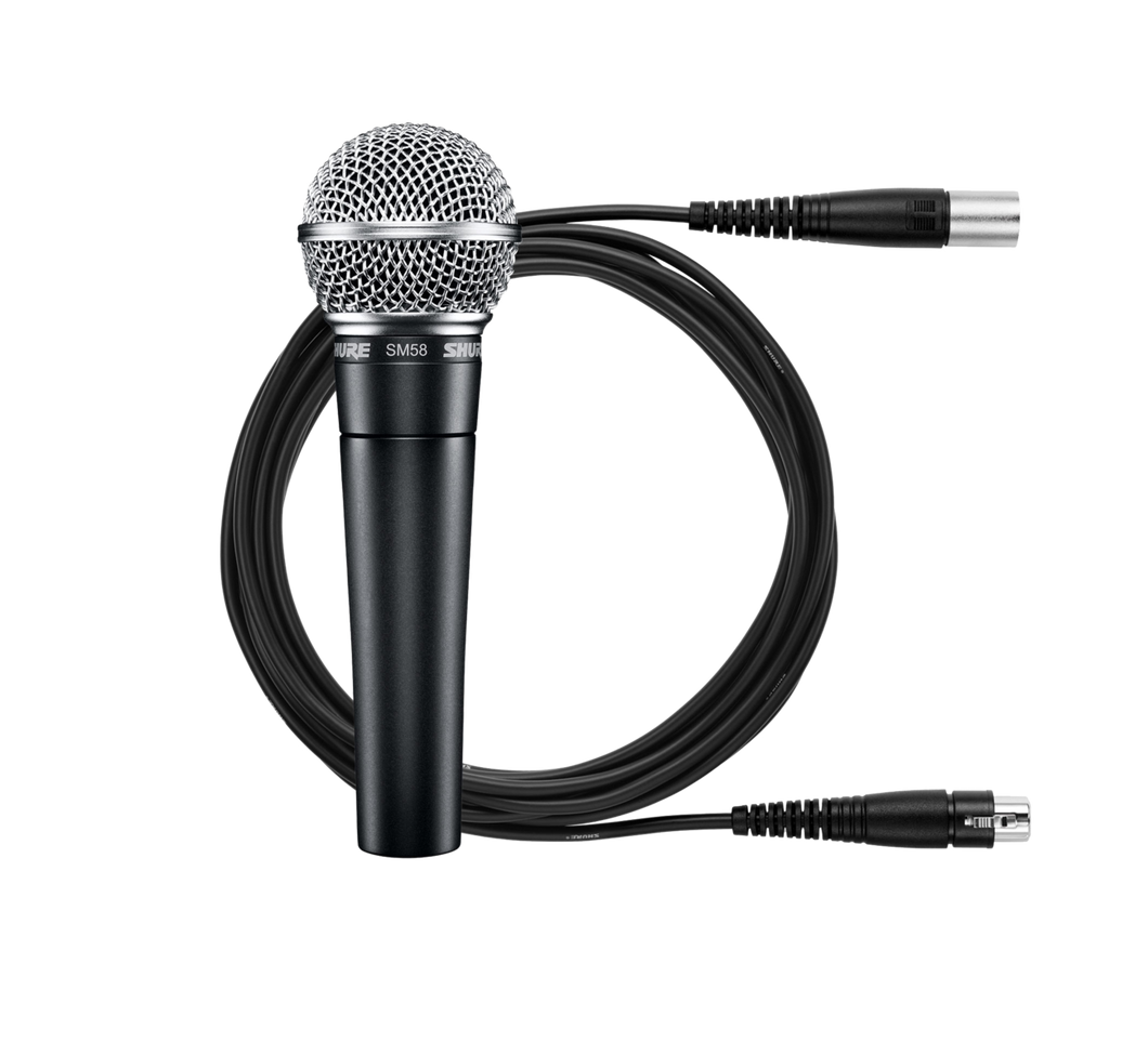 Shure SM58 Wired Dynamic Vocal Microphone