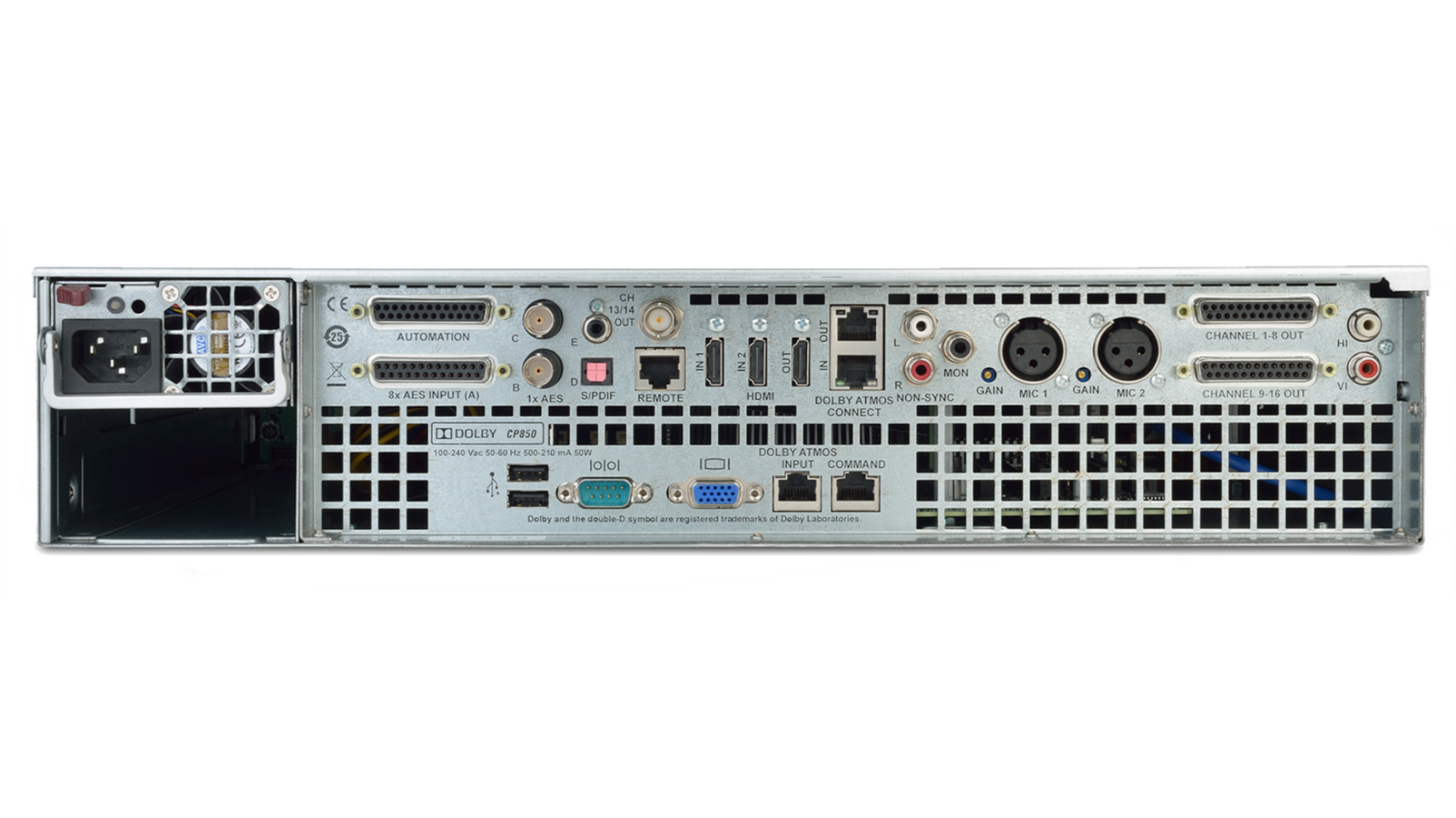 Dolby CP850 Cinema Processor with Dolby Atmos® – Digital Dolby CP850 Cinema Processor with Dolby Atmos® – Digital