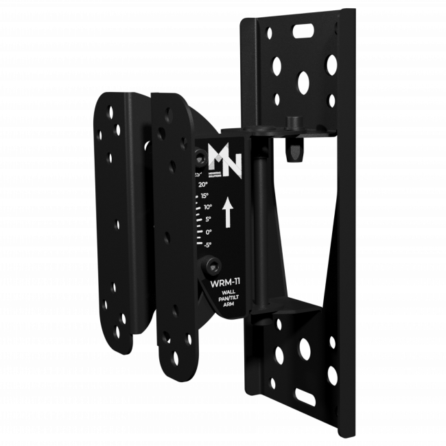 MN Mounting WRM-11 Speaker Wall Mount Pan/Tilt Arm with 4.3